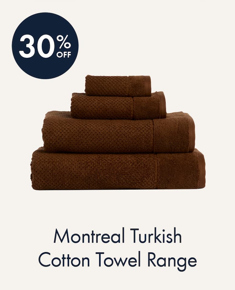 Montreal Turkish Cotton Towel Range