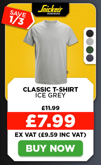 Snickers Classic T-Shirt - Ice Grey