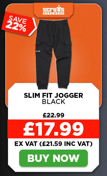 Scruffs Slim Fit Jogger - Black