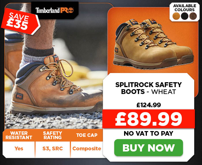 Timberland Pro Splitrock Safety Boots - Wheat
