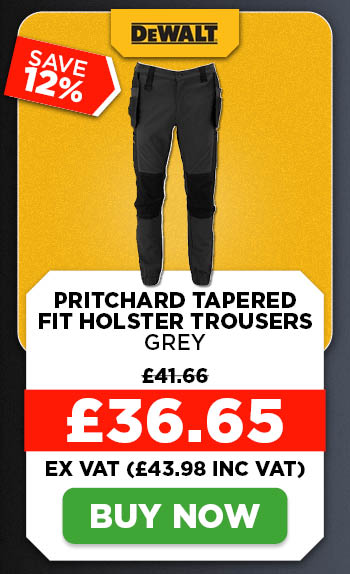 Dewalt Pritchard Tapered Fit Holster Trousers - Grey