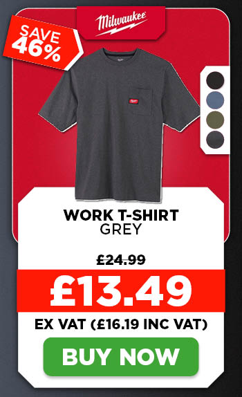 Milwaukee Work T-Shirt - Grey