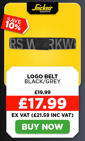Snickers 9004 Logo Belt - Black/Grey