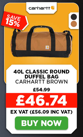 Carhartt 40L Classic Round Duffel Bag - Carhartt Brown