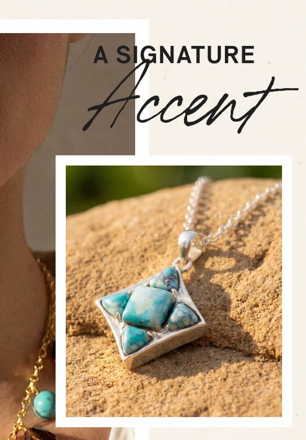 Turquoise Pendant Necklace