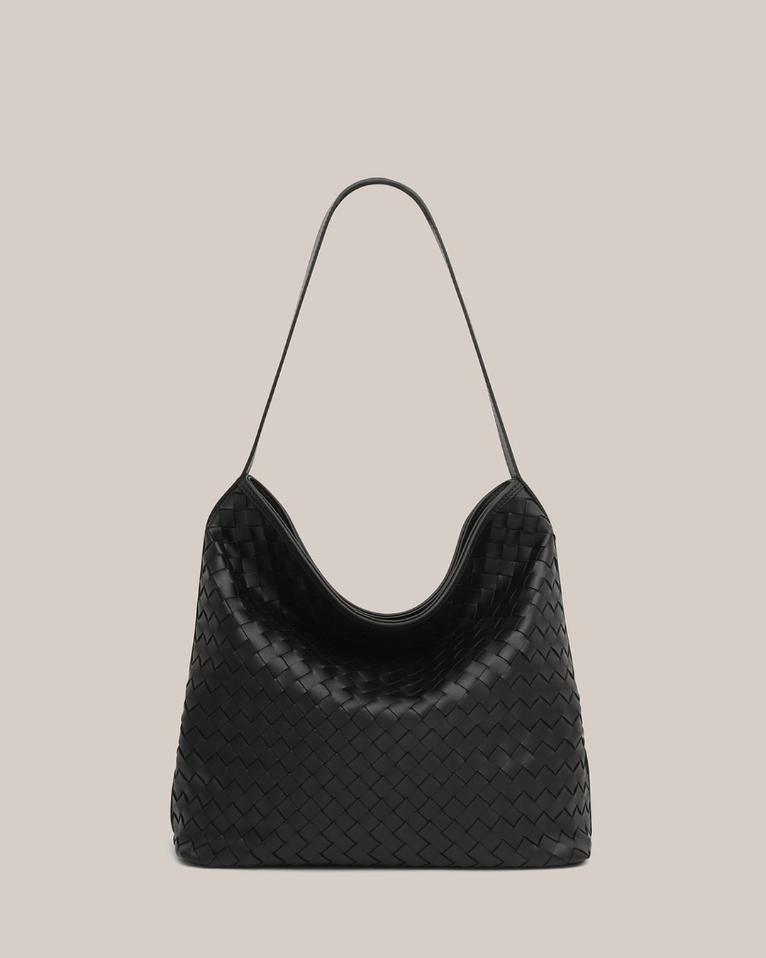 Bianca Woven Hobo Black