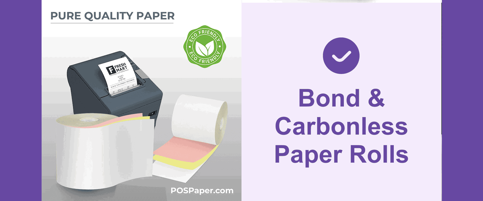 Bond & Carbonless Paper Rolls