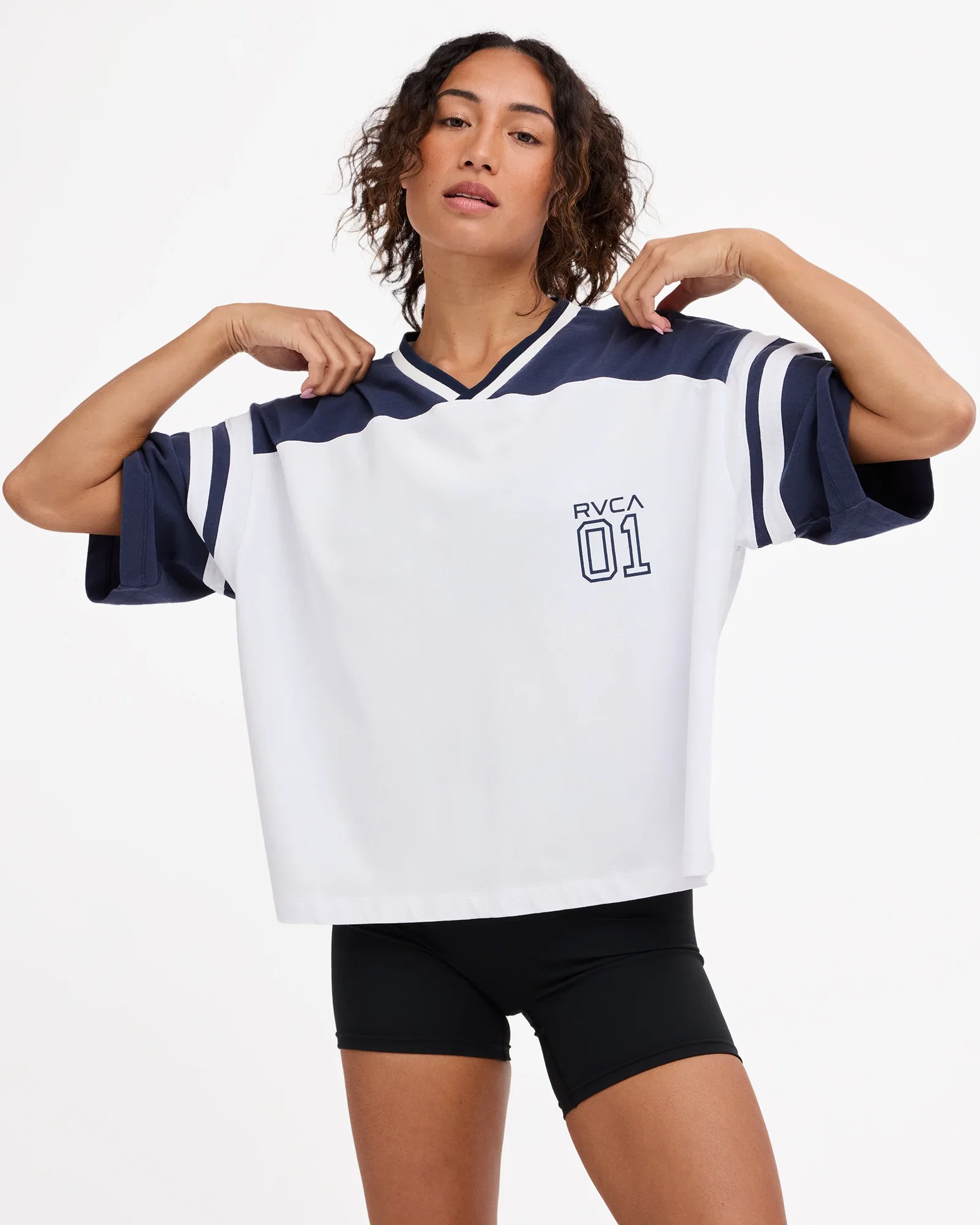 Womens RVCA 01 Knit T-Shirt
