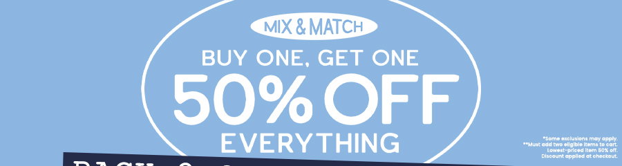 BOGO 50% 
