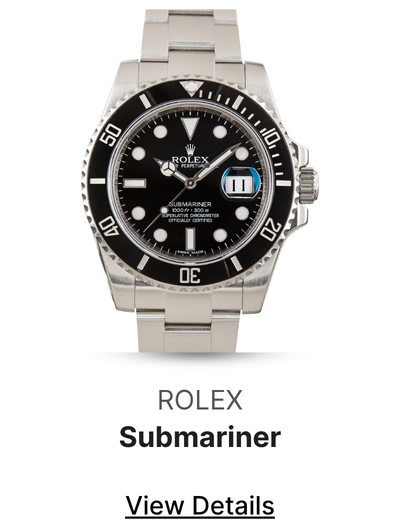 Used Rolex Submariner Ref 116610LN Black Chromalight Dial