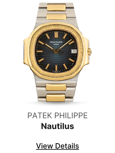 Pre-Owned Patek Philippe Nautilus Ref 3800 Blue Dial