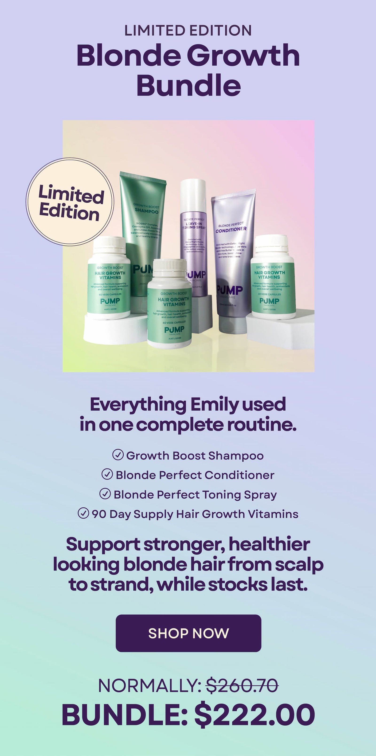 SHOP BLONDE GROWTH BUNDLE