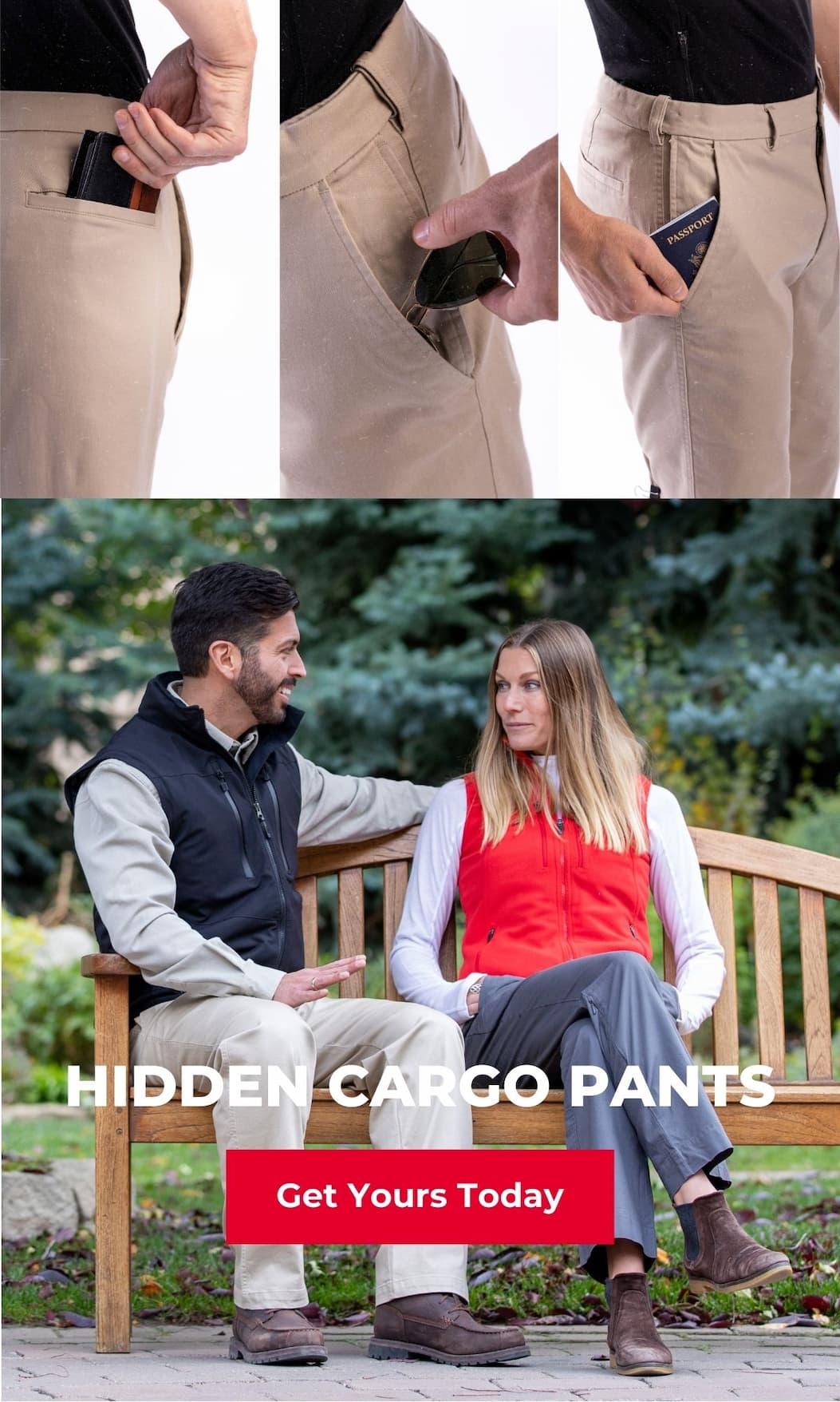 Hidden Cargo Pants - Get Yours Today