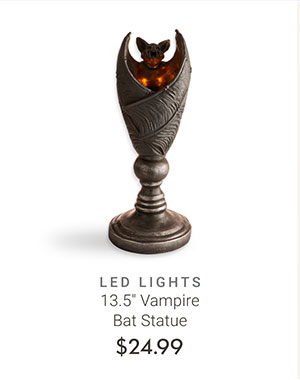 13.5" Vampire Bat Statue