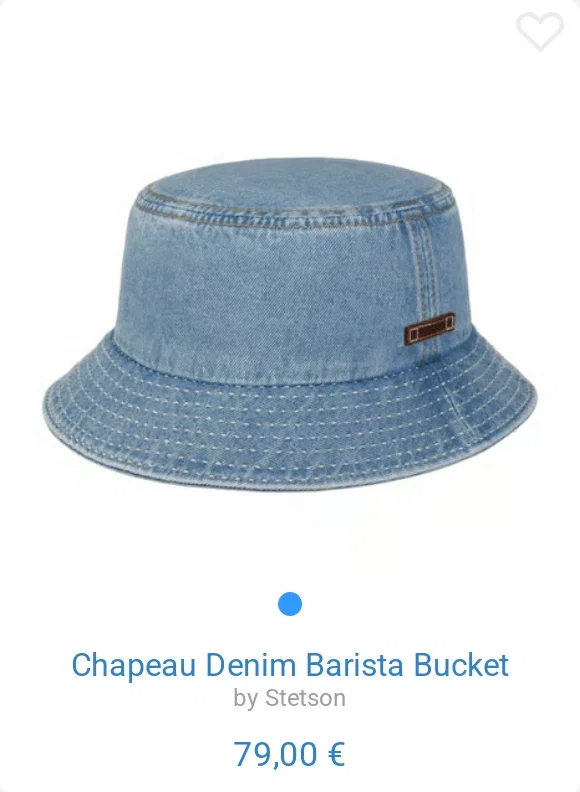 Chapeau Denim Barista Bucket by Stetson