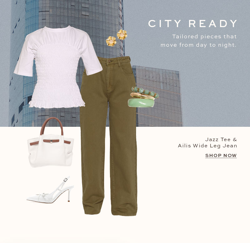 City Ready - Tailored pieces that move from day to night.