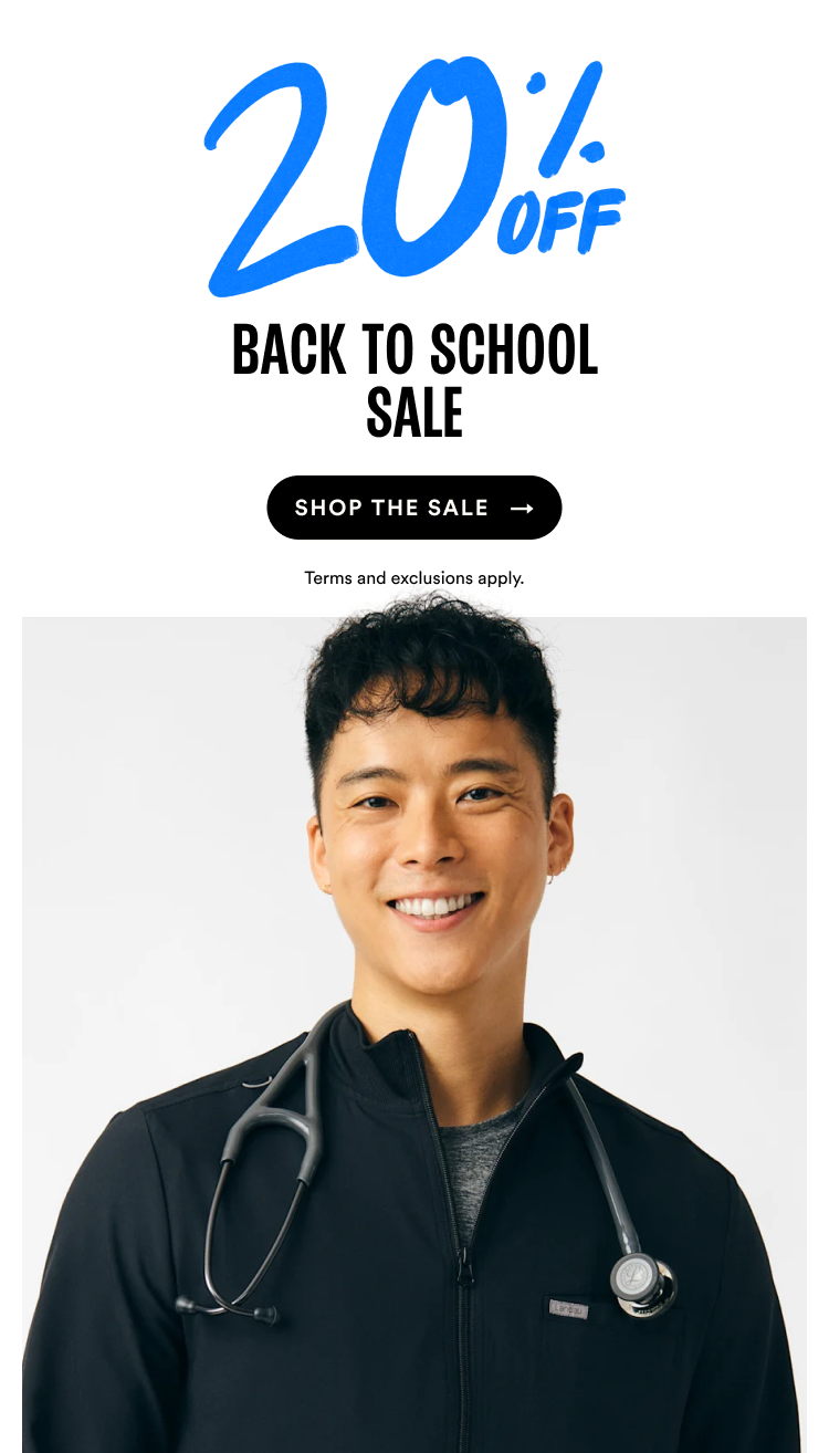 20% Off | Back to School Sale | Shop The Sale