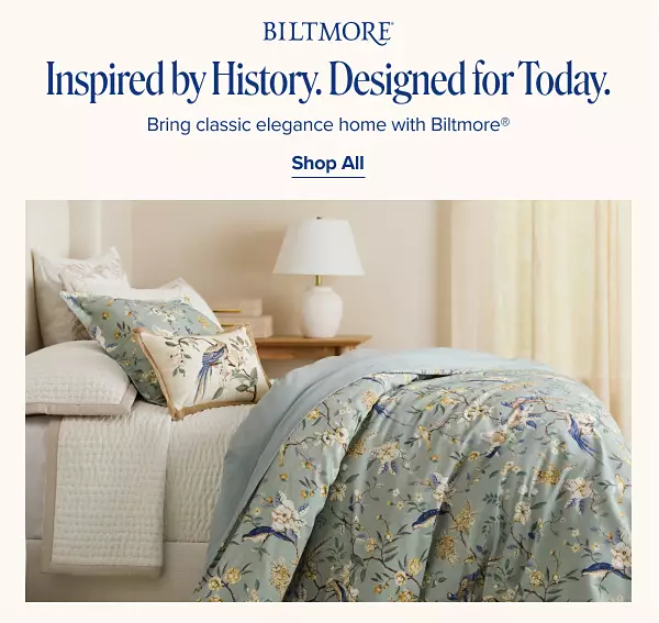 Bring classic elegance home with Biltmore.