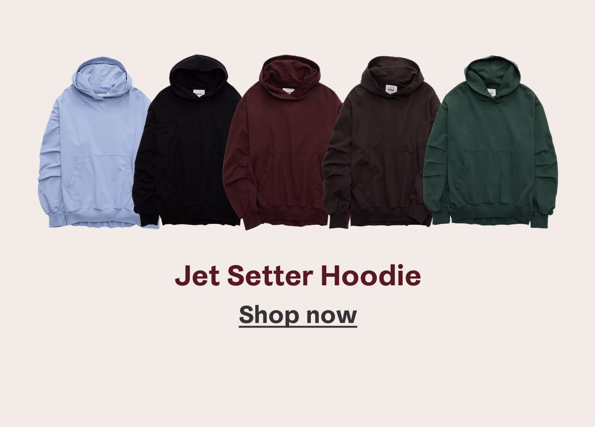 Jet Setter Hoodie | Shop now 
