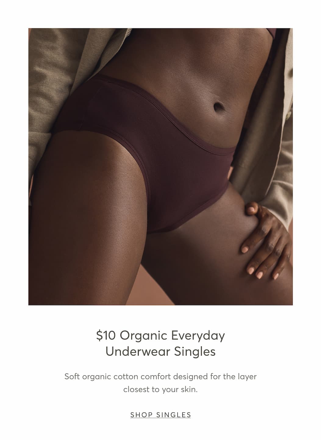 Wire-free support with a smooth fit made for everyday layering. | Shop The Bra
