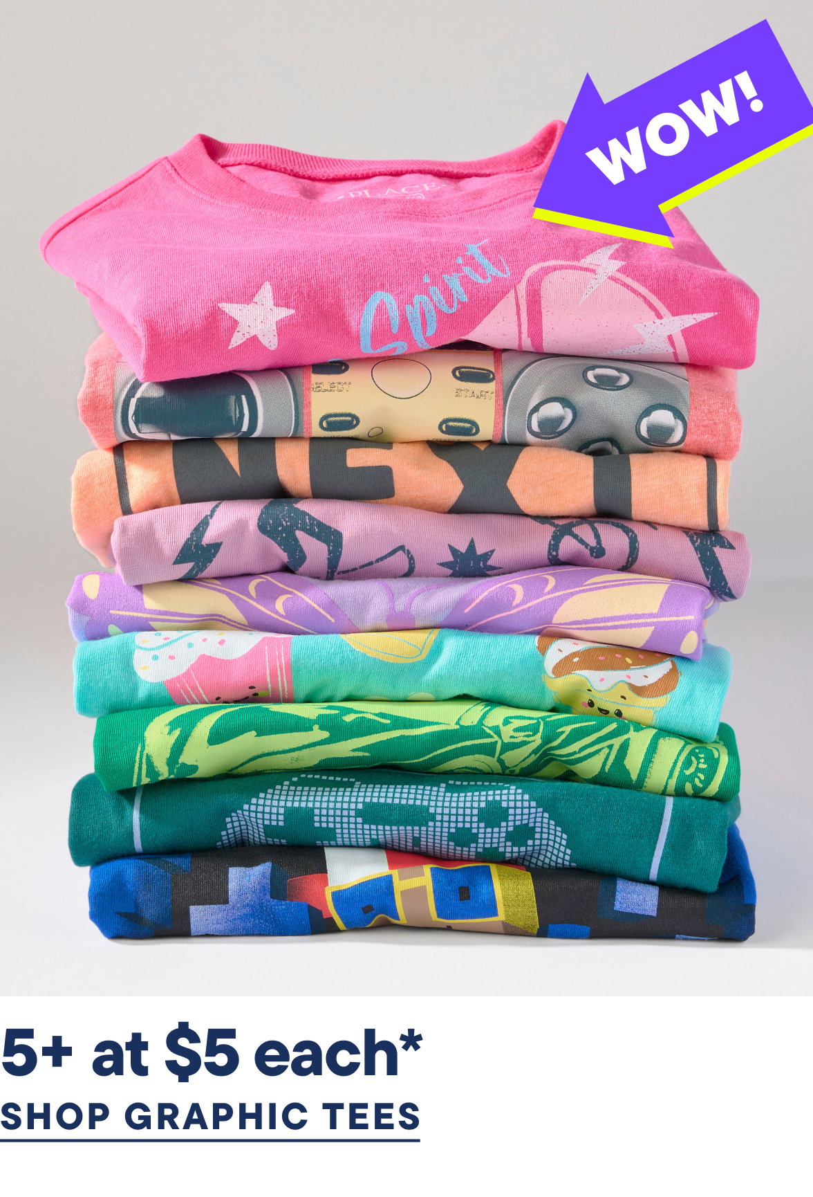 Graphic Tees 5+ for $5 each