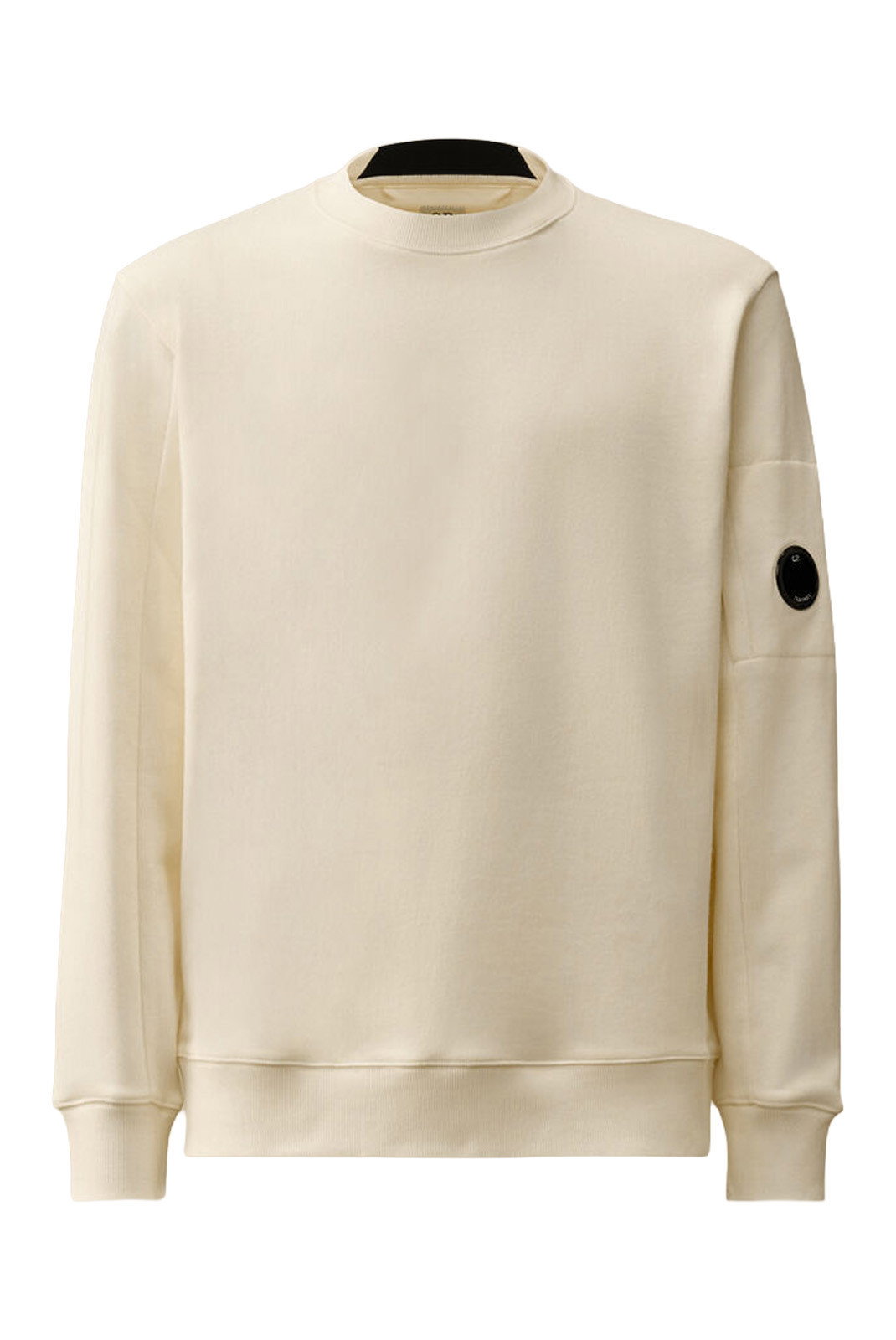 Sweat Crewneck Lens Blanc (Taille : S)