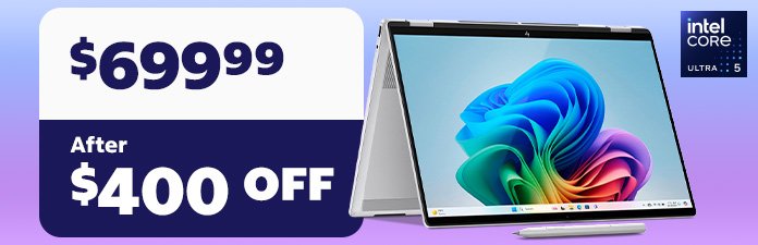 HP OmniBook 7 Flip 16-inch 2‑in‑1 Laptop
$699.99 After $400 OFF
