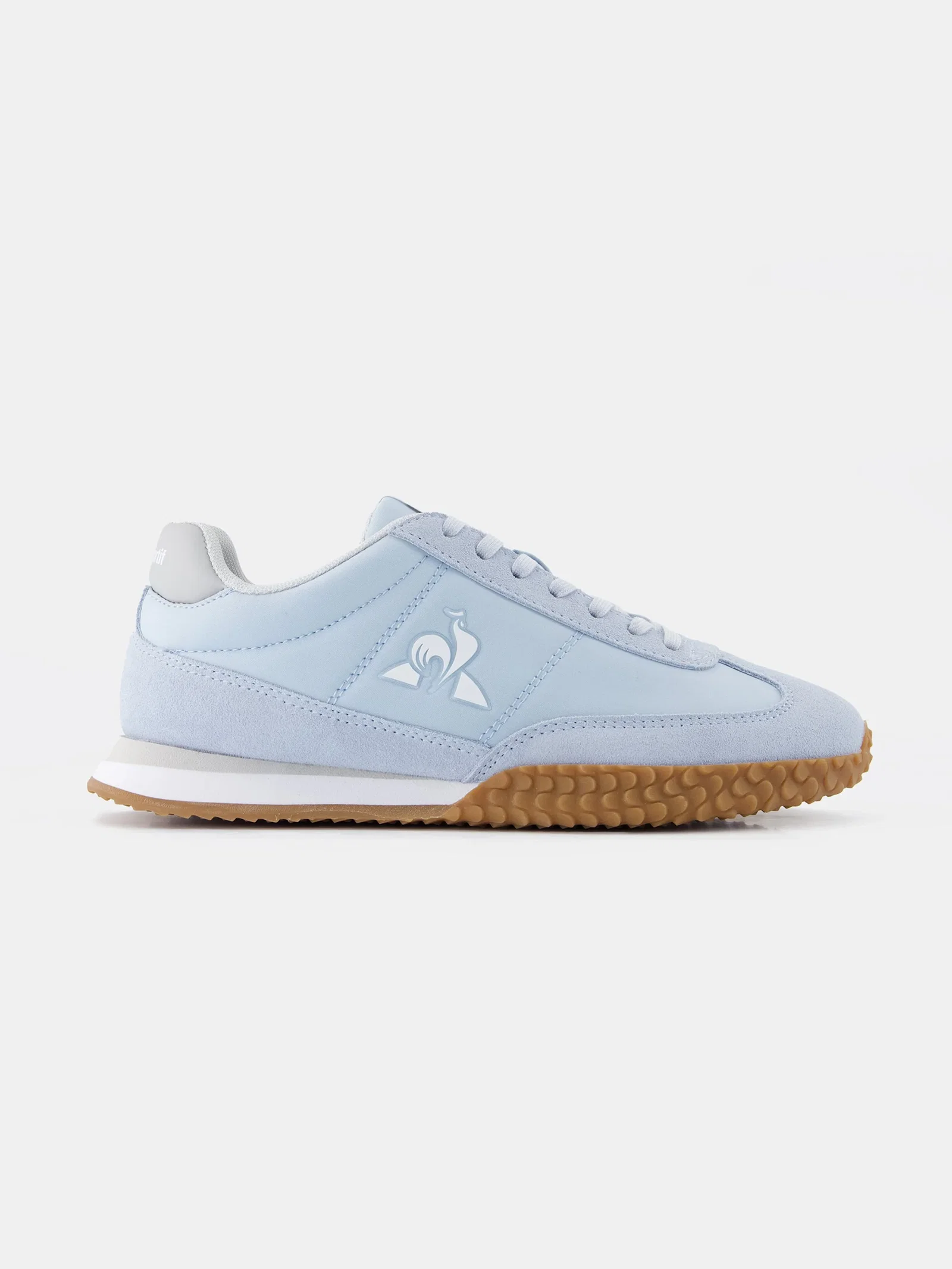 Image of Sneakers retro-running en textile et suede Veloce