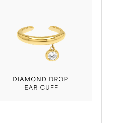 Diamond Drop Ear Cuff