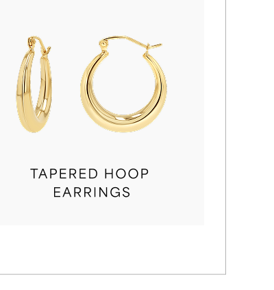 Tapered Hoop Earrings