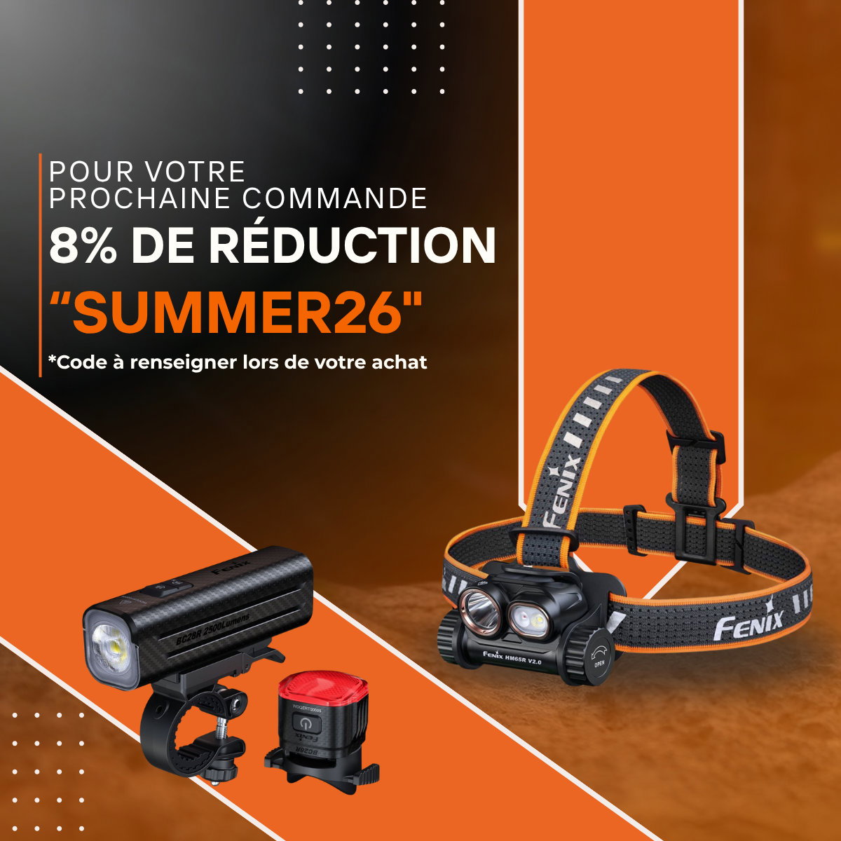 8% de réduction avec le code SUMMER26