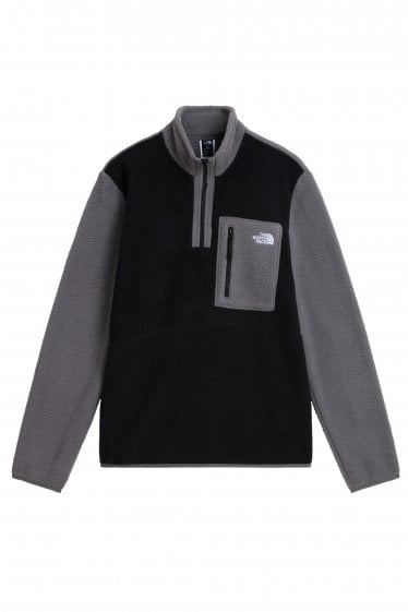 M Yumiori 1/4 Zip Fleece Black