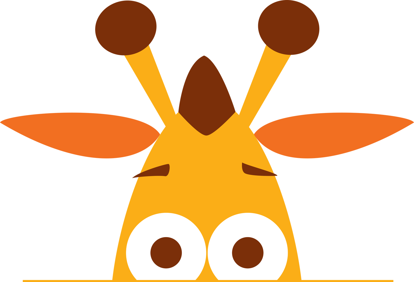 Peeking Geoffrey the Giraffe
