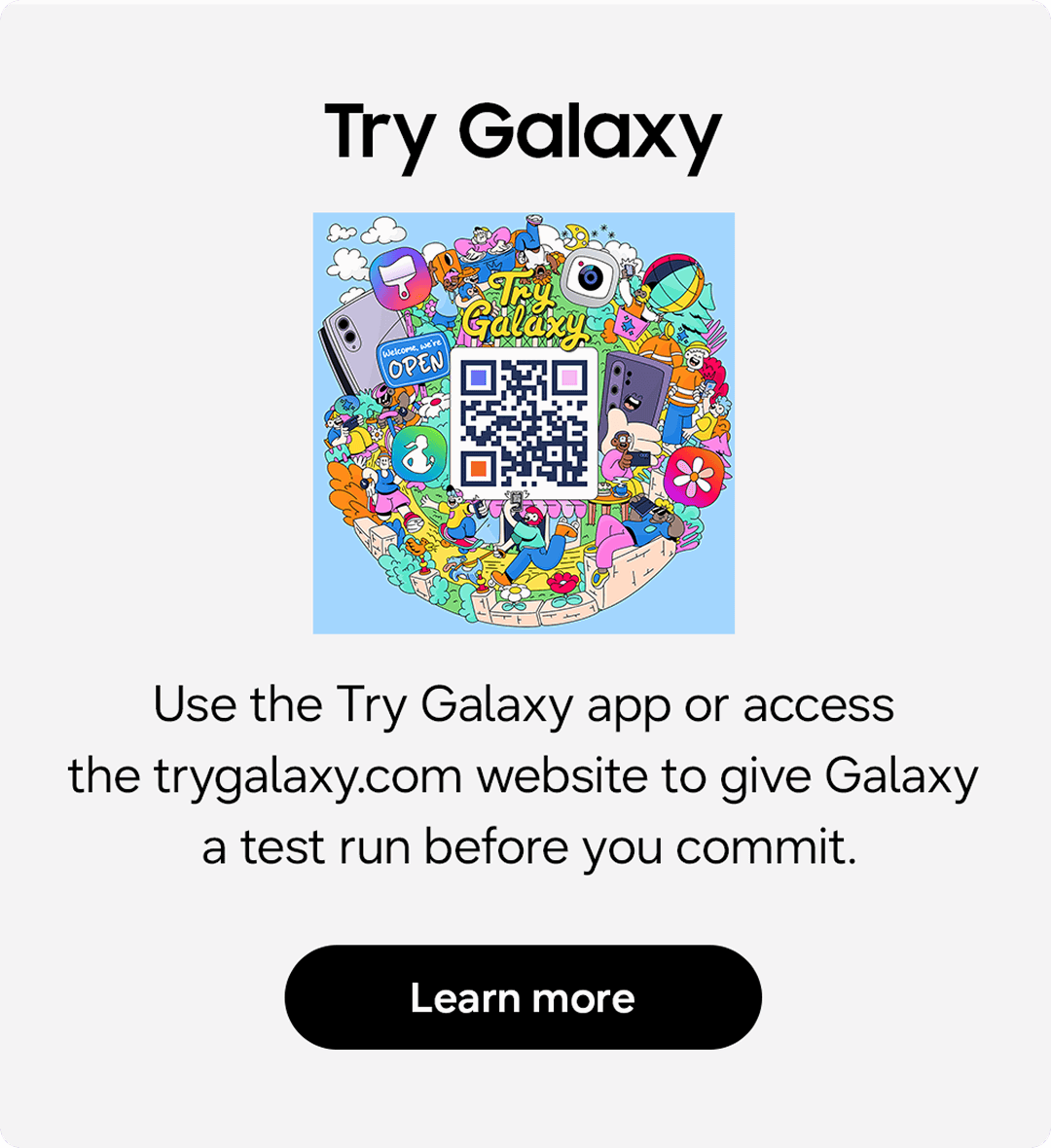 Try Galaxy on your phone