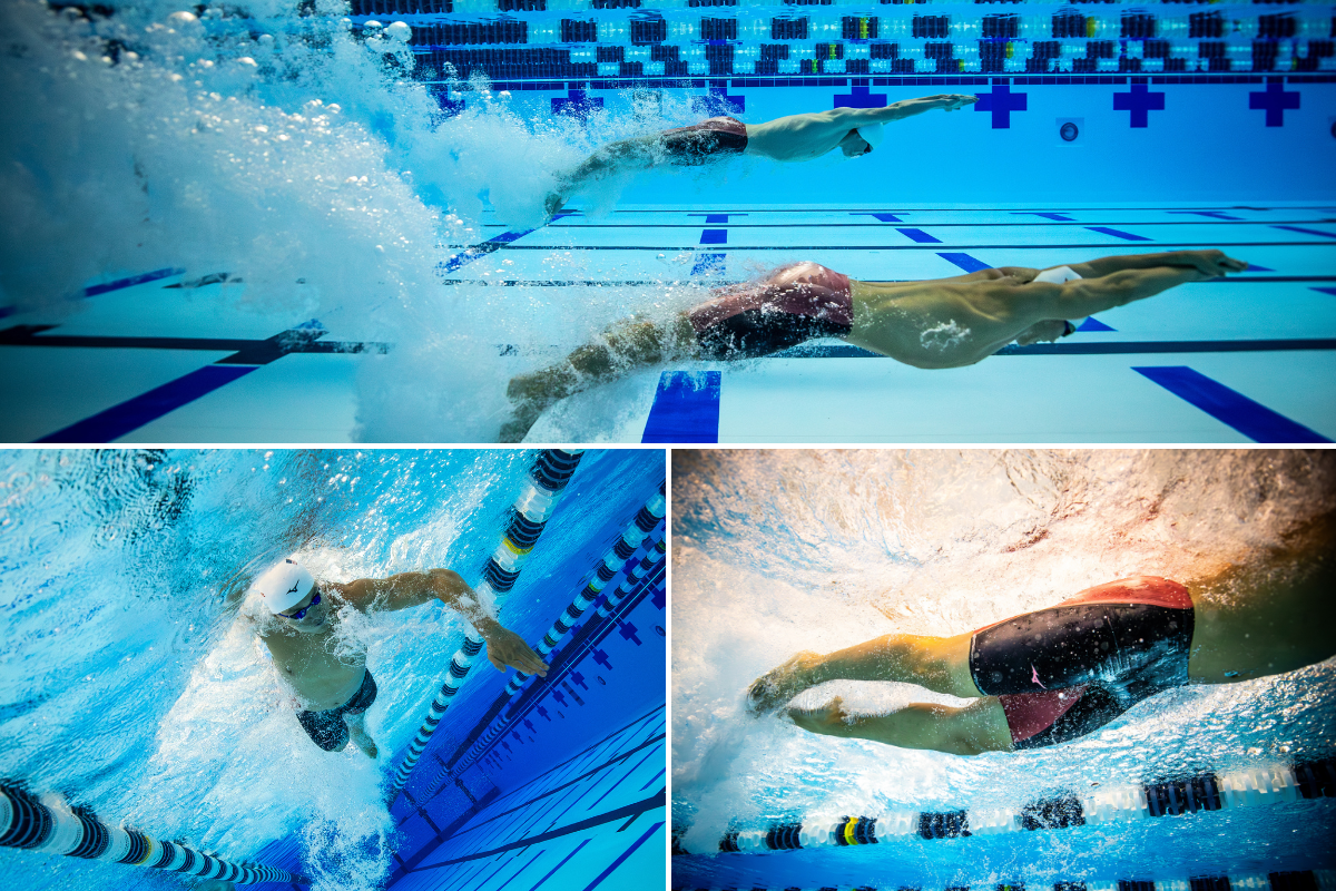 Group Swim Photo Collage