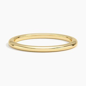 14K Yellow Gold 1.5mm Comfort Fit Wedding Ring