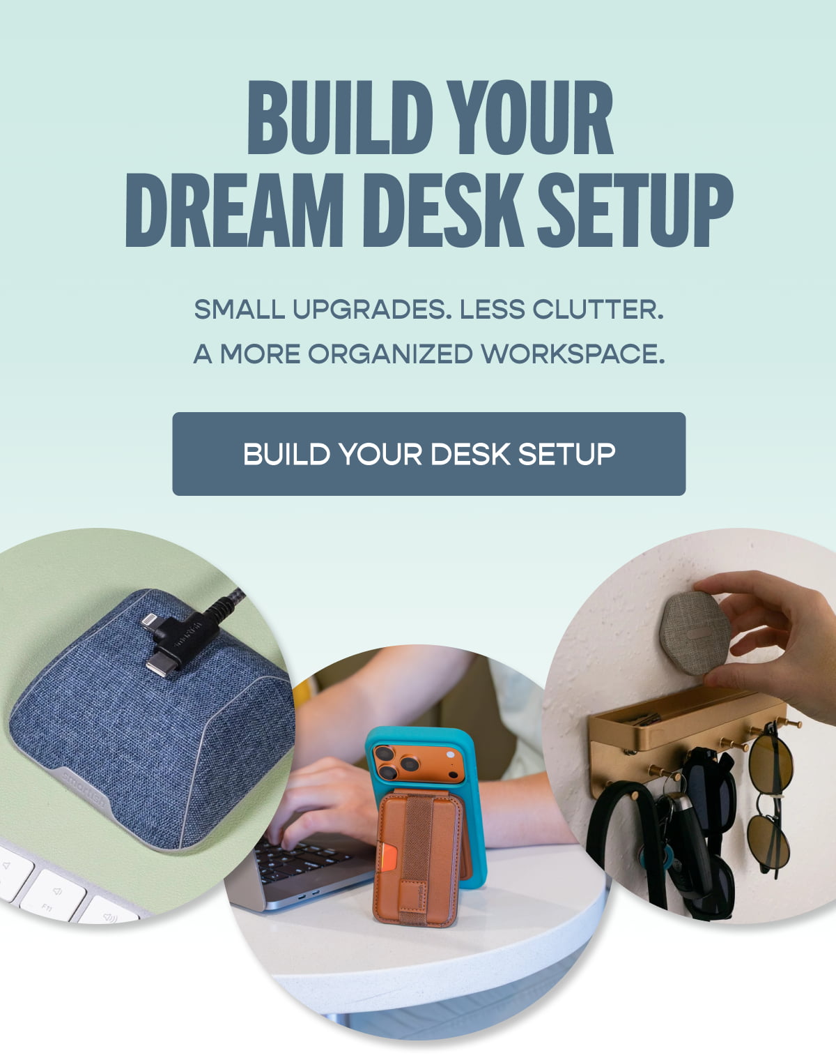 Build Your Dream Desk Setup [Click here to BUILD YOUR DESK SETUP]