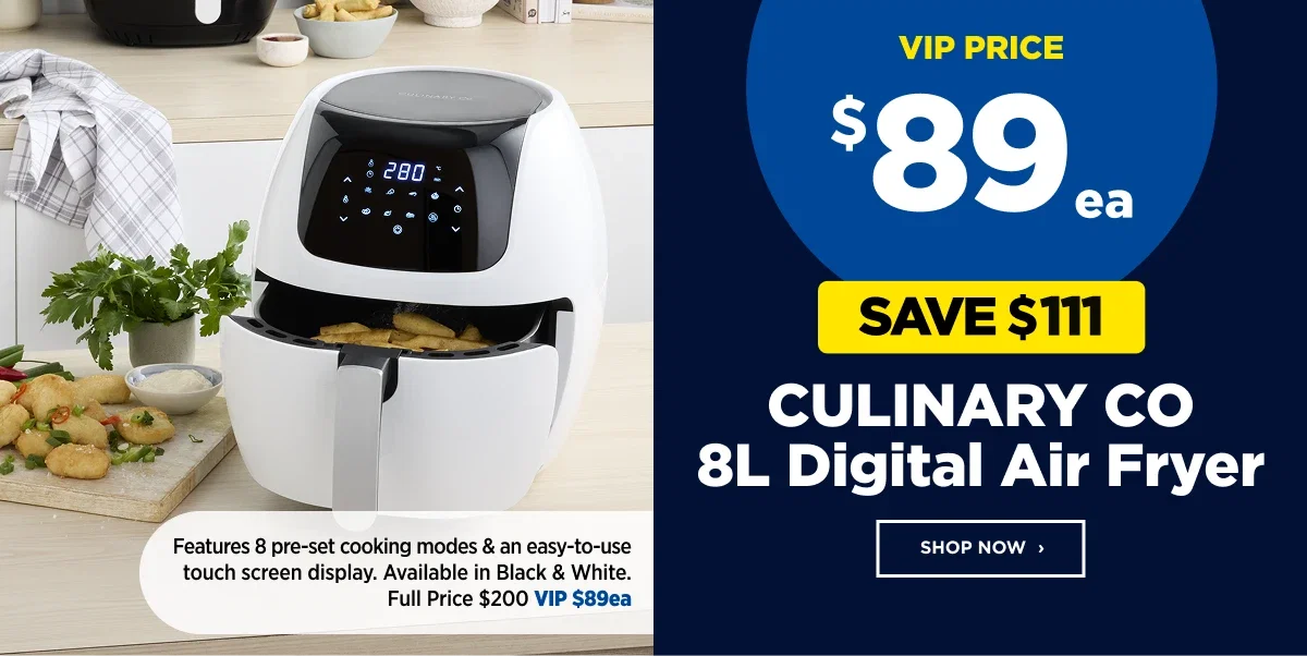 Culinary Coo 8L Digitak Air fryers