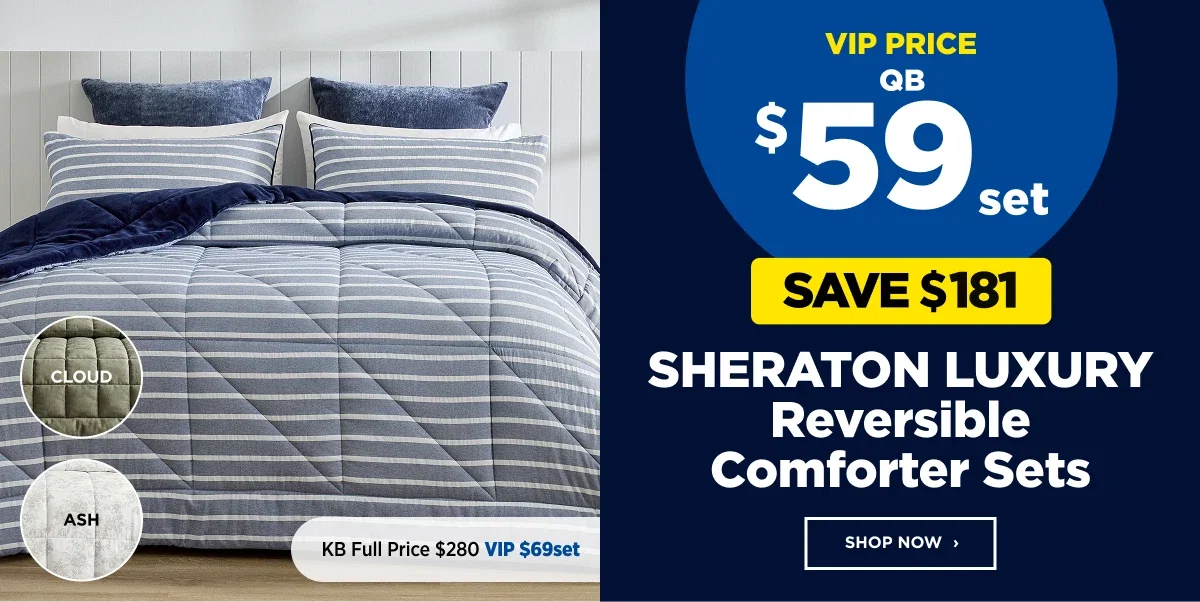 Sheraton Lucsy Reversible Comforter Sets