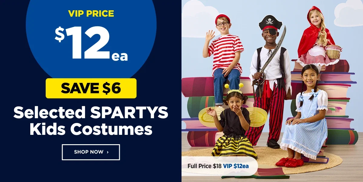 Selected Spartys Kids Costume