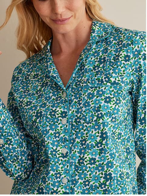 Printed Poplin Women's Button-Down