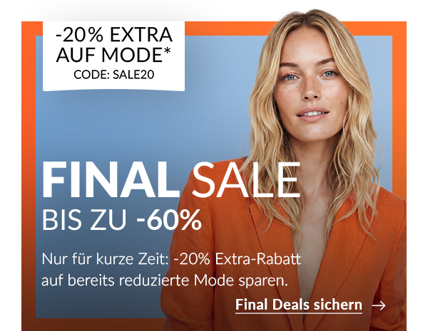 Bis zu -60% im Final Sale