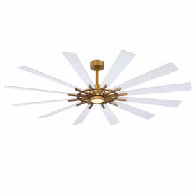 72" Irene 12-Blade Large LED Ceiling Fan