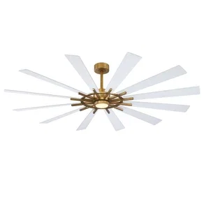 72" Irene 12-Blade Large LED Ceiling Fan