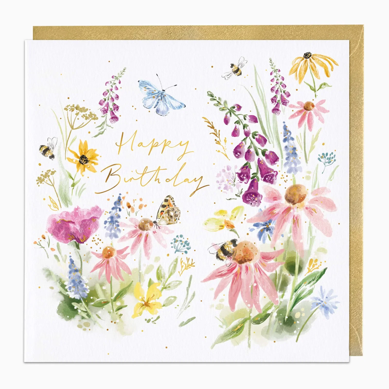 Image of H439 - Meadow Flowers Birthday Card