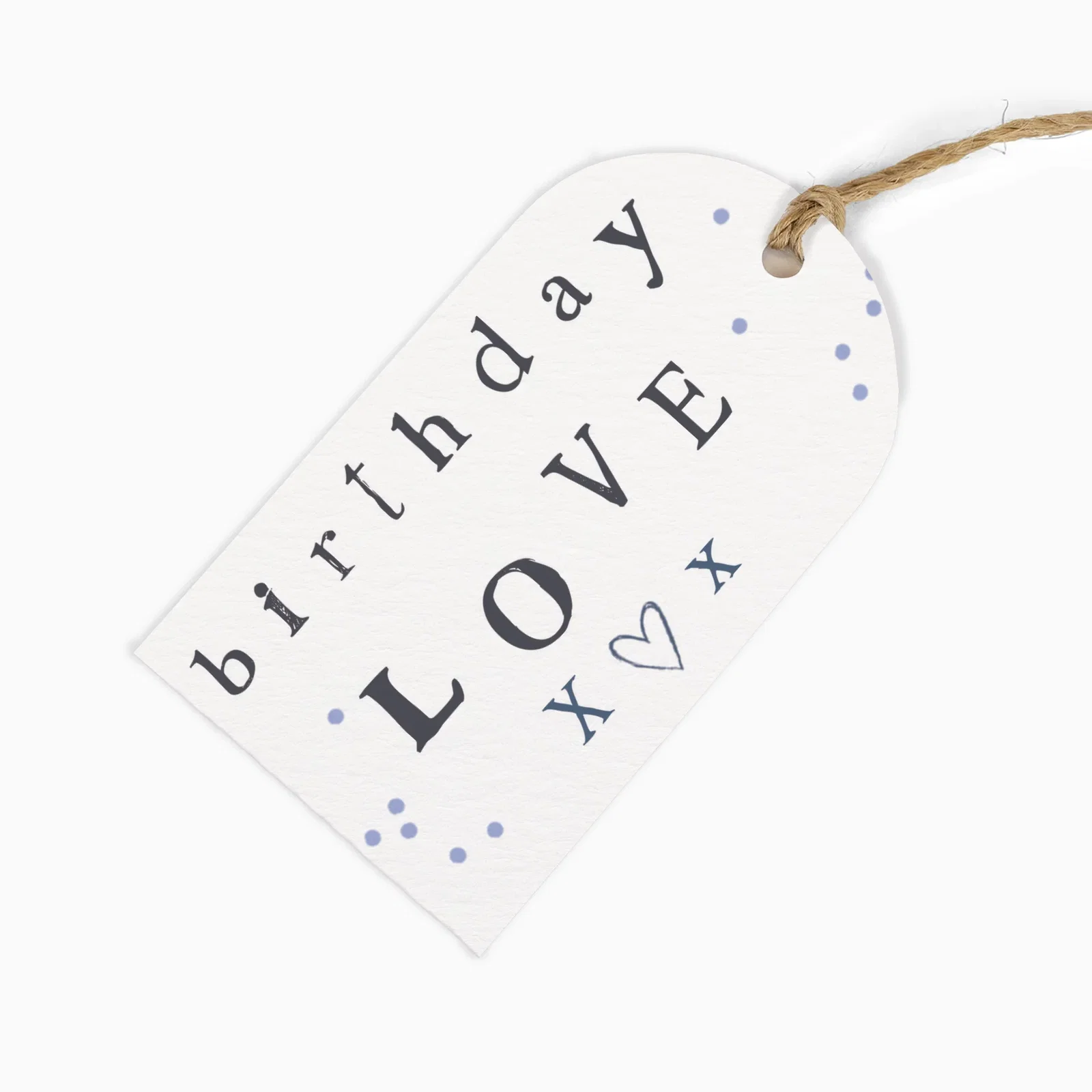Image of GWT52 - Navy Birthday Love Gift Tags (Pack of 6)