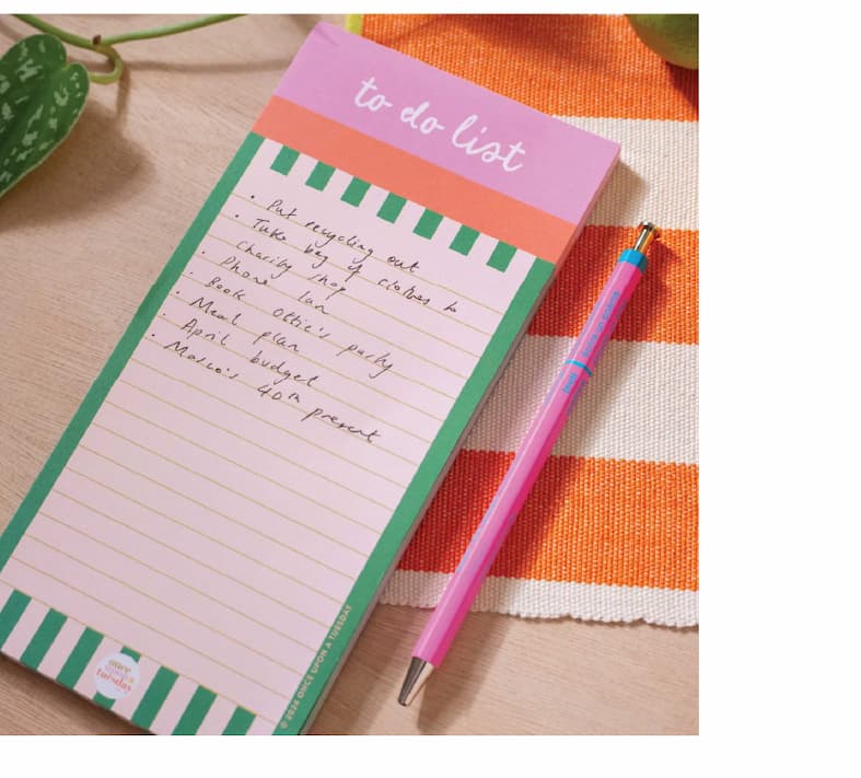 CABANA STRIPE TO DO LIST PAD