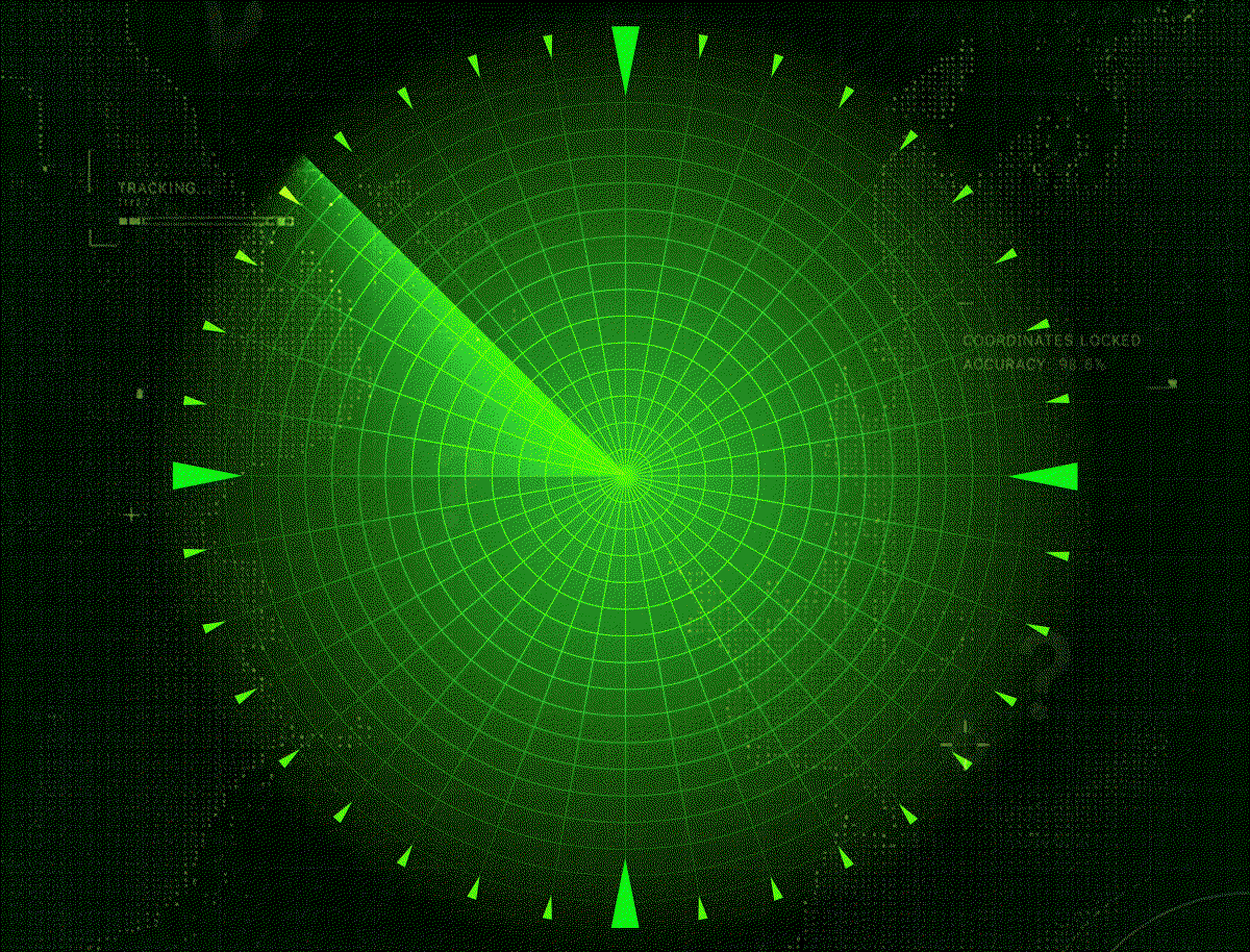 We can't quite make out its form on the radar.