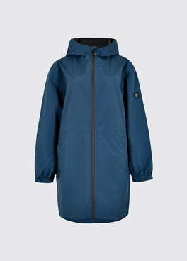 Brookside Women’s Hooded Rain Mac - Atlantic