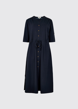 Hanlon Women’s Midi Length Shirt Dress - Navy